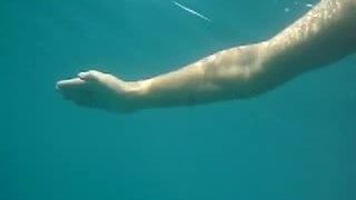 Nude swimming