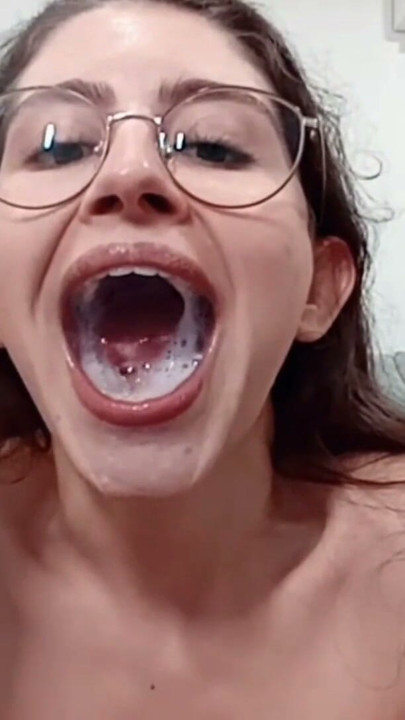 FETISH CUM PLAY GARGLING SWALLOWING | Clip 2