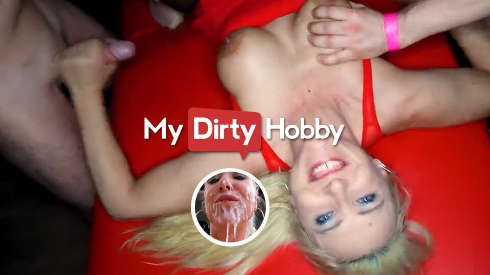 MyDirtyHobby - Gangbang intenso para loira peituda