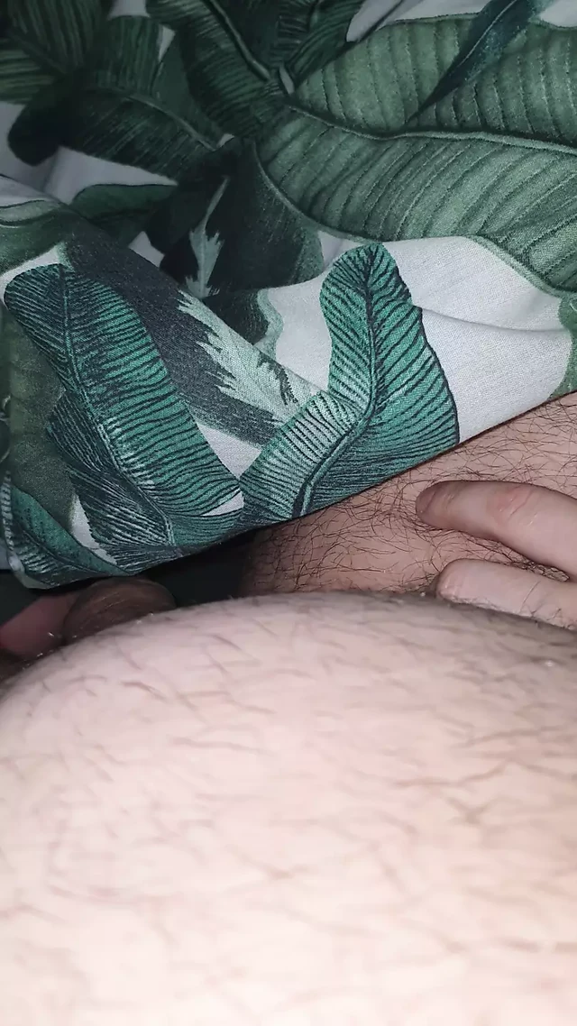 Step mom hand on step son leg almost touched his dick
