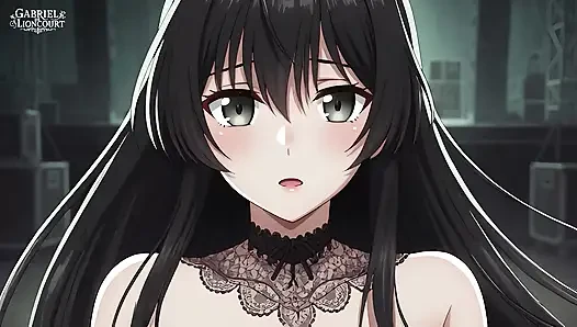 Goth Girl Fan Fucks Rockstar Backstage  - Hentai