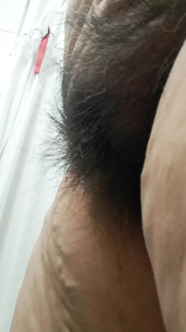 Mom's mature pussy is fat and hairy, perfect for fucking.