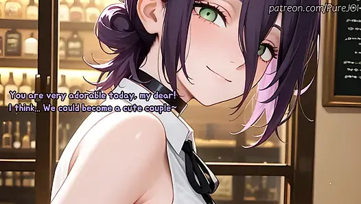 Your bartender Reze has provided you with a special serving (JOI)