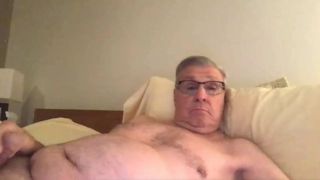 Daddy cums on cam