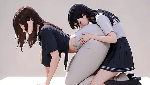 lesbians, huge ass worship.