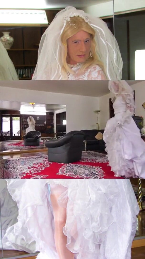 Wanking Bride With Fotoshooting And Cumshot | Clip 1