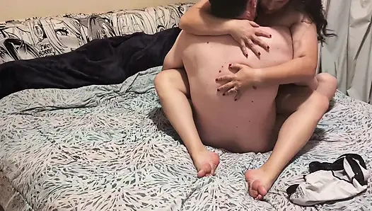 Amateur wife cums from husbands big dick multiple real orgasms (Max & Cherry)