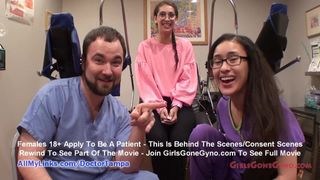 Kitty Catherine's gyno -examen door dokter van Tampa betrapt op cam