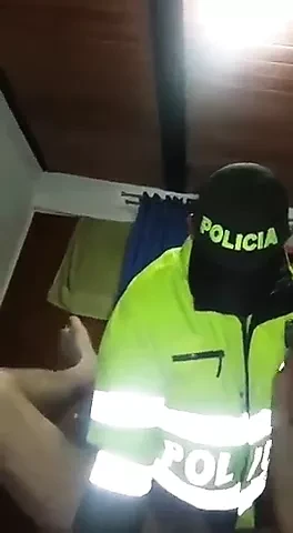 Police and twink boy