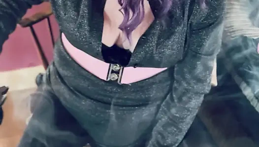 Your Good Girl, Tina Snua Chain Smokes 2 Cork Cigarettes In Pantyhose - Tip To Tailing Smoke Rings Drifting Smoker