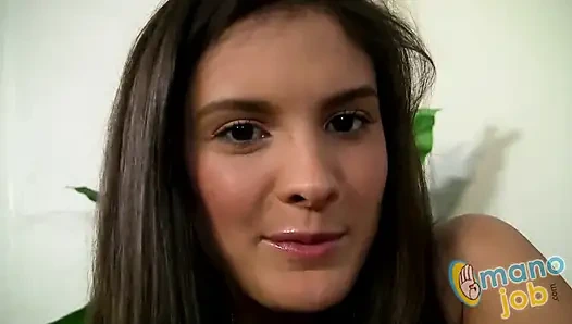 Aceminin yüzüne boşalma