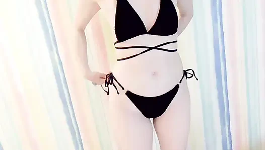 Mayu Nr. 59 Badeanzug-anpassung, Anallecken, Weißäugiger Orgasmus, Sperma-trinken, Brustwarzenpiercing, Spritzen