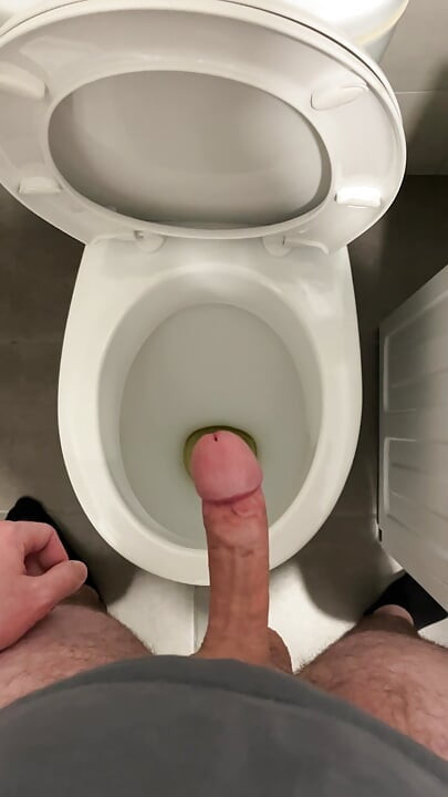 Piss masturbation and cumshot