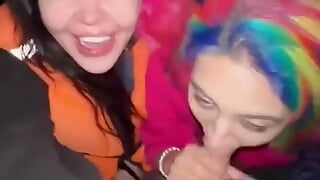 Chicas locas sorpresas para chico en barco roxi labios de Anna Batman