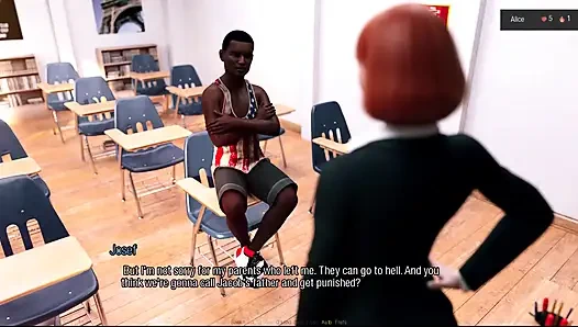 Alice A Hard Life No3 - миссис Грей пошел на Алису, Лили хотела пойти на Алису, пока Лиам ходил в