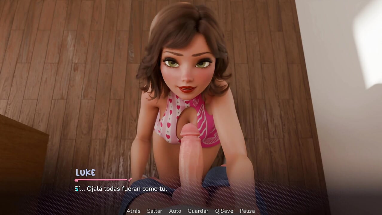 Auntie takes her collagen to the bathroom and ends up having sex with him without anyone knowing - Good Luke