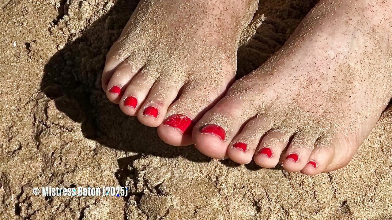 Foot Worship on the Beach. Summer Holiday in South Africa Part 2