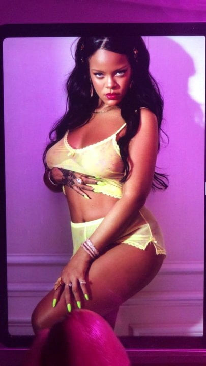 Rihanna Cum Tribute 3