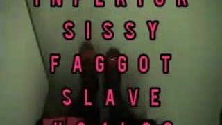 Minderwertige Sissy-Schwuchtel, Tatiana, Sklave # 04l69, bloßgestellt werden