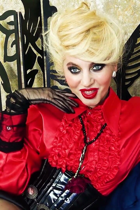Halloween Red Lipstick Kisses