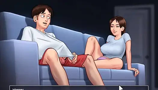 Kisah musim panas: aku ngentot sama roz tua