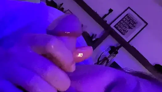 Cozy home blow job on a cold autumn evening