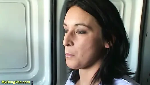 her first bangvan DP orgy