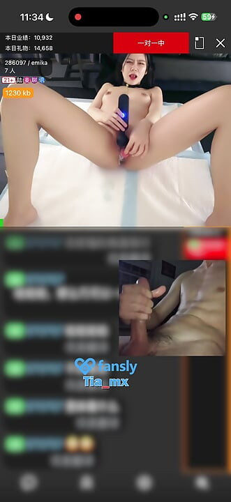 艾米卡老師在直播上直播粉絲性互動173