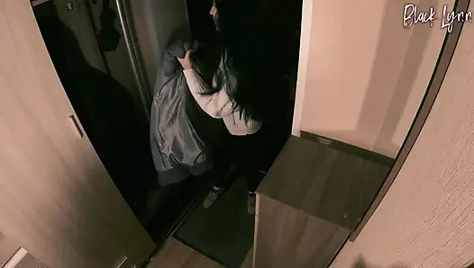 Kameraman ve aktör aynı anda - bakış açısı - kamera arkası