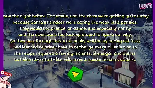 Noel'dan önce cinsel fantezi. Sağmak için Kuzey Kutbu'na yolculuk. Paro -di