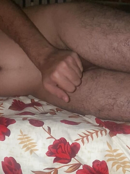 Massage dick hard enjoy guy