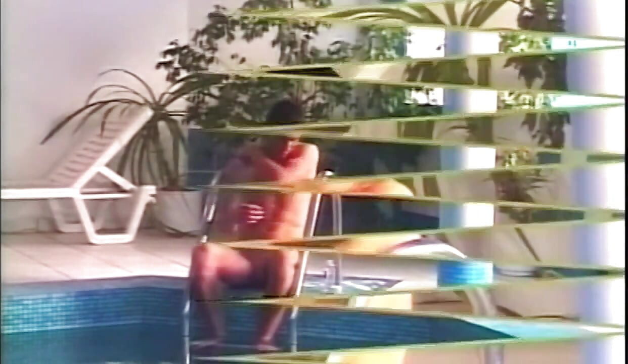 Muscular Hunks Share Steamy Bareback Fun by the Pool