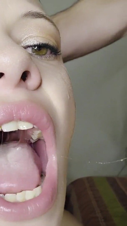 MILF BRUTAL DEEPTROAT FACE FUCKED CUM in MOUTH SWALLOW! | Clip 1