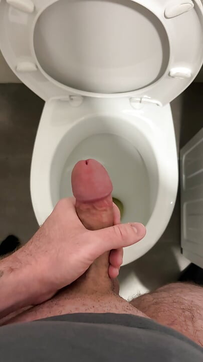 Piss masturbation and cumshot