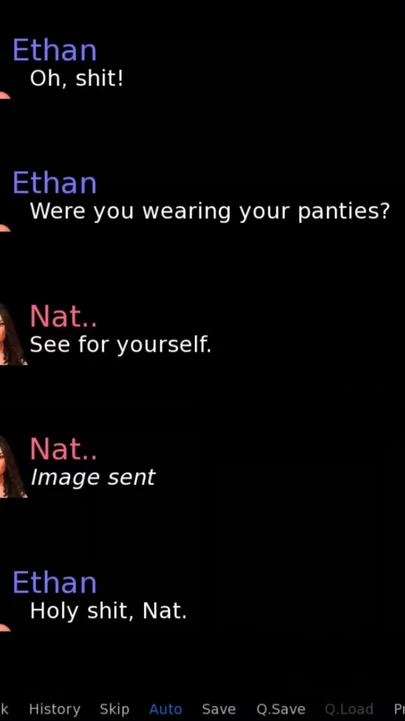 Key moment from "A Couple's duet of love and lust #6 - Nat gave Eathen a blow job ... Nate went shopping for a dress for"