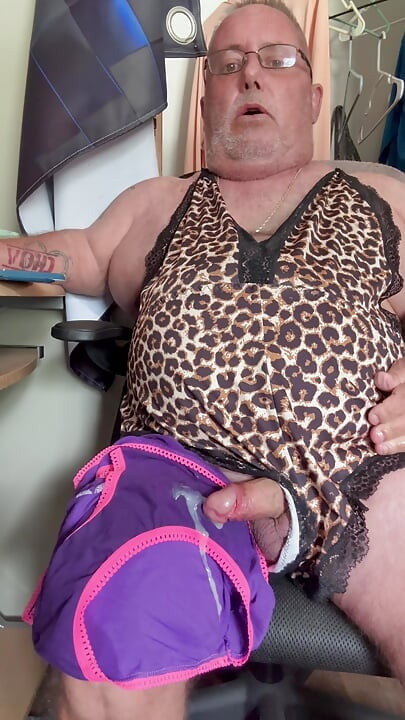 Piss soaked cum covered panties