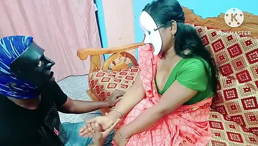 Horny Step Stepsister Is Eagerly Waiting to Take Her Stepbrother's Cock After a Long Time - Full Tamil Audio with Loud Moaning