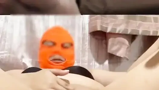 Istri menonton videoku, saat dia melakukan solo