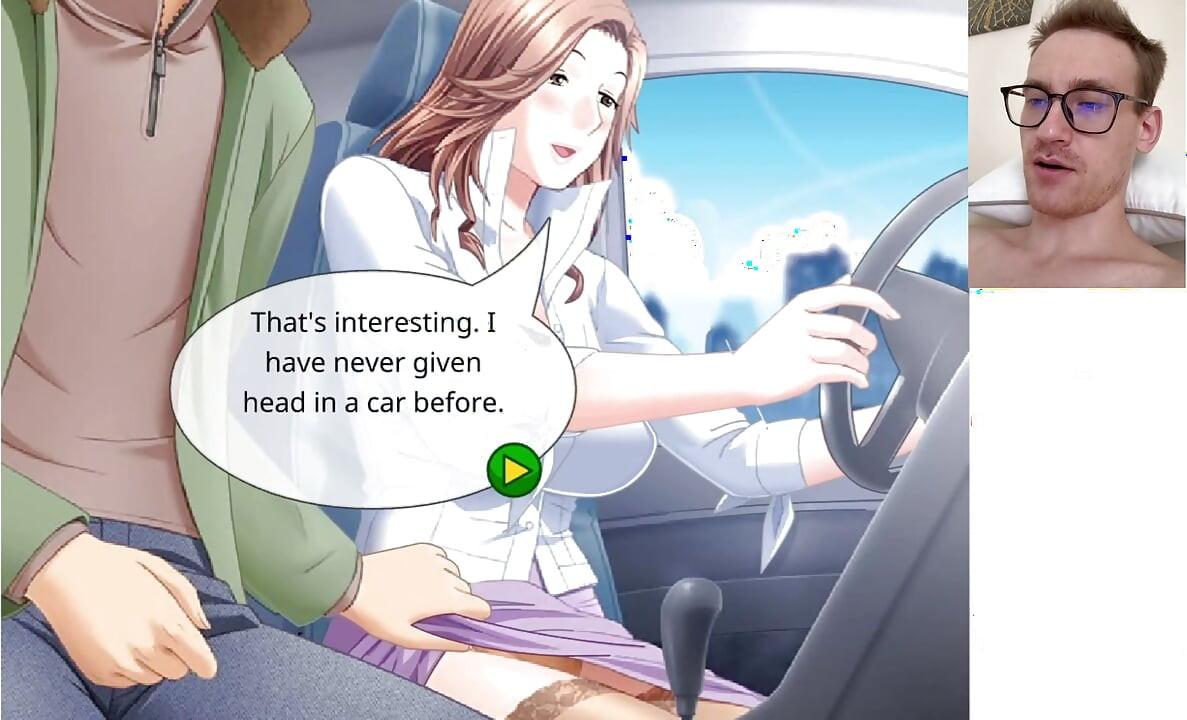 First Date Sex Game - Gameplay Blowjob in the car on the first date