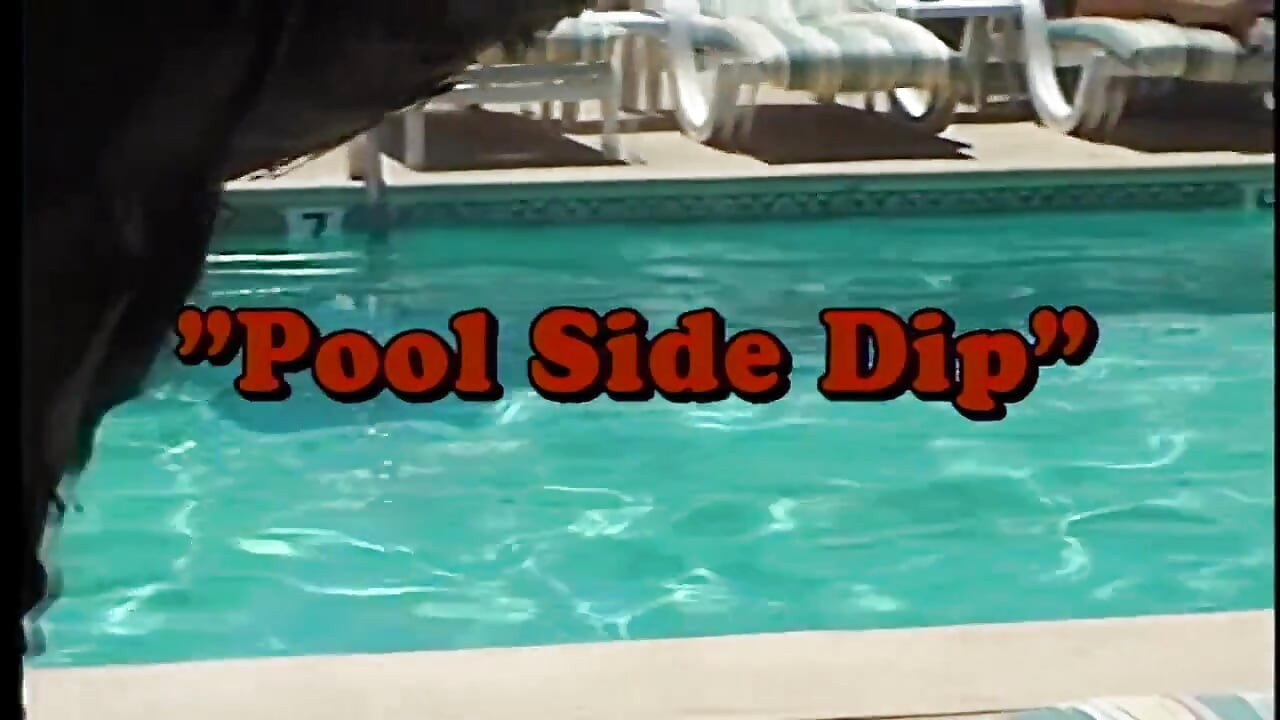 Pareja gay follando en la piscina - sunny follada anal al aire libre