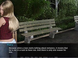 Futa Dating Simulator 1 встреча с Мэри и трахом