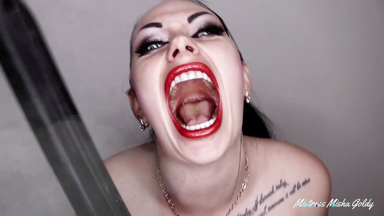 Eat your sperm or I will make your cock grill