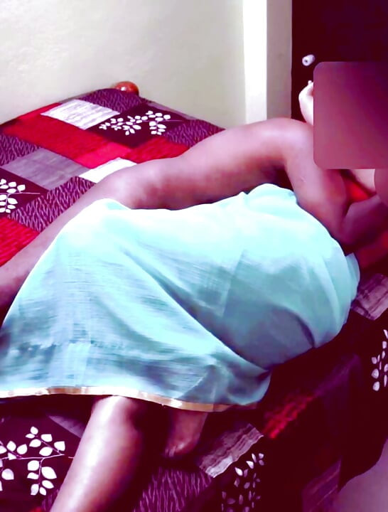 My Hot Stepsister in Law in Saree Blouse Stroking & Riding My Hard Cock