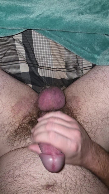 Edging my hard and veiny cock