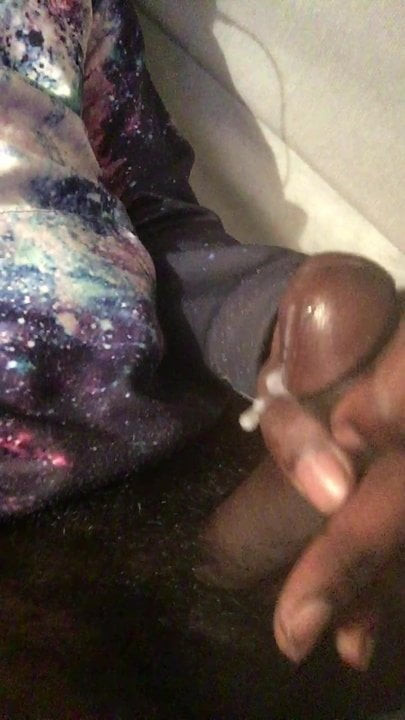 Stroking in my hoodie