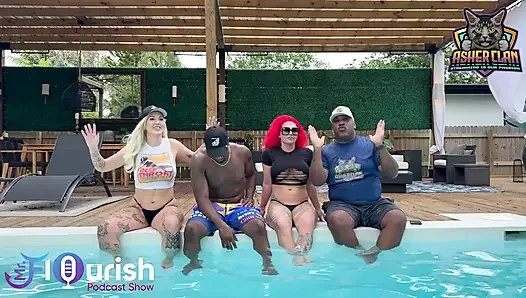 Mrflourish Podcast mit Gast Roxi Keogh, Gigi Patsy und Datjguy in Florida