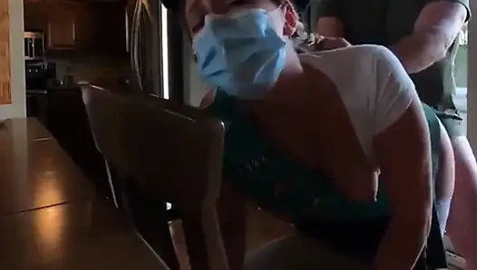 Role-playing Wife Becomes a Girl Scout for Her Neighbor Husband and Fucks Like a Teen
