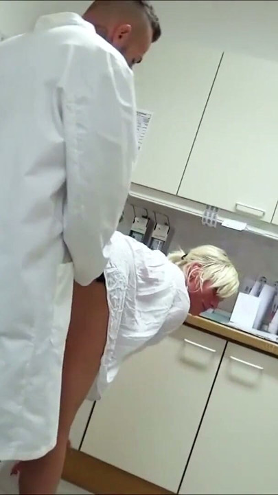 Amateur Threesome Sex for German MILF Nurse with 2 Doctors | Clip 1