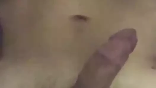 Young guy jerks his big cock and shoots huge cumshot load