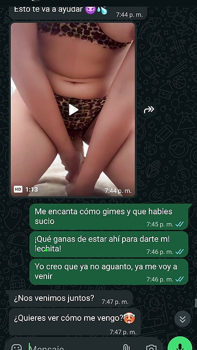 The WhatsApp chat with my best friend's boyfriend got very hot